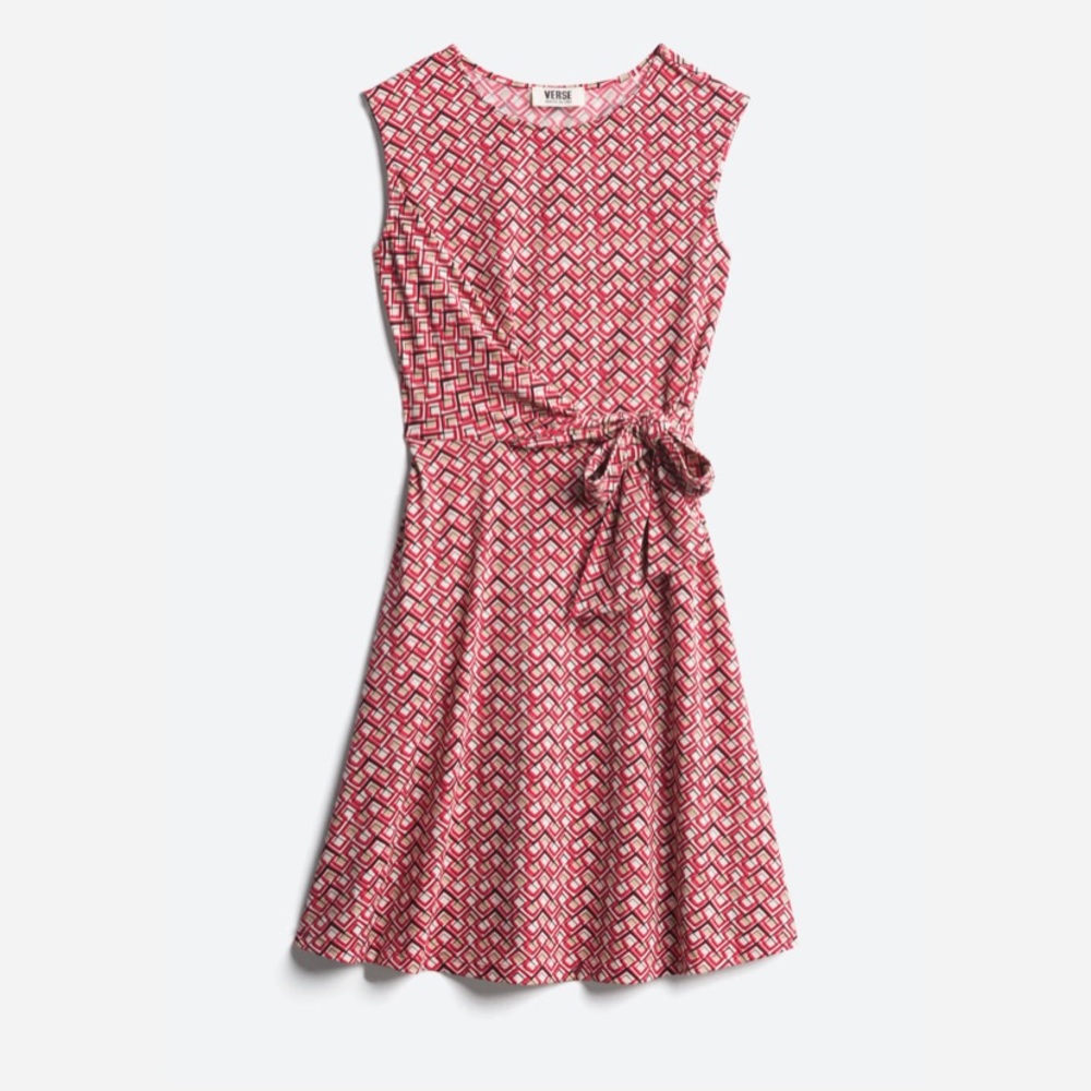 Pixy Tie Waist Detail Knit Dress